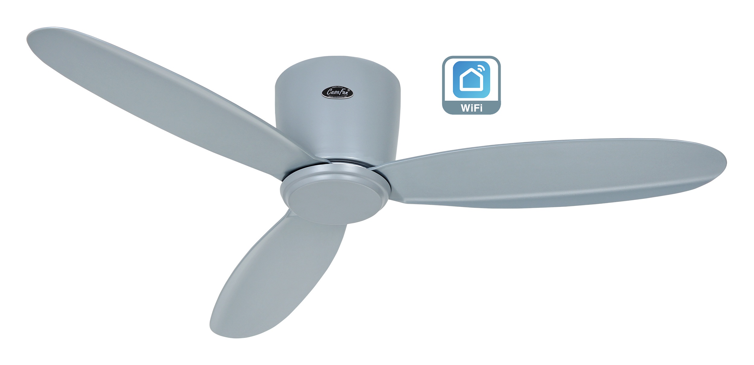 CasaFan Deckenventilator ECO PLANO II 112 Lichtgrau WiFi