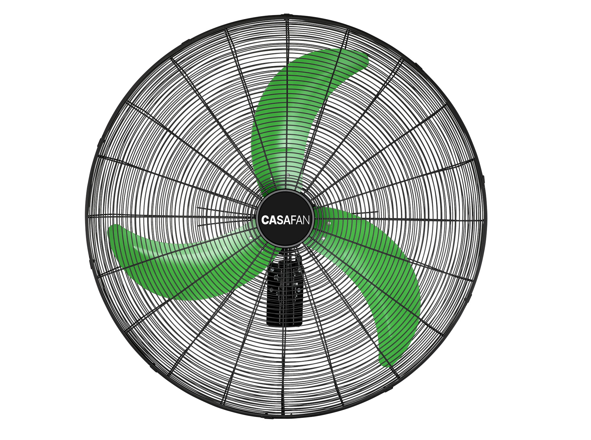 CasaFan Windmaschine WM-W 9 SILENT POWER IP54 Schwarz